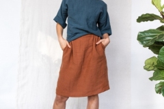 Calla top, cosmos skirt