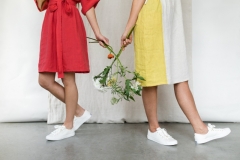 Calla dress and Lemon dress