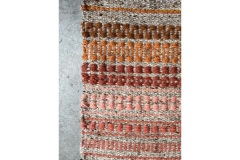 Plant dyed hand woven rug